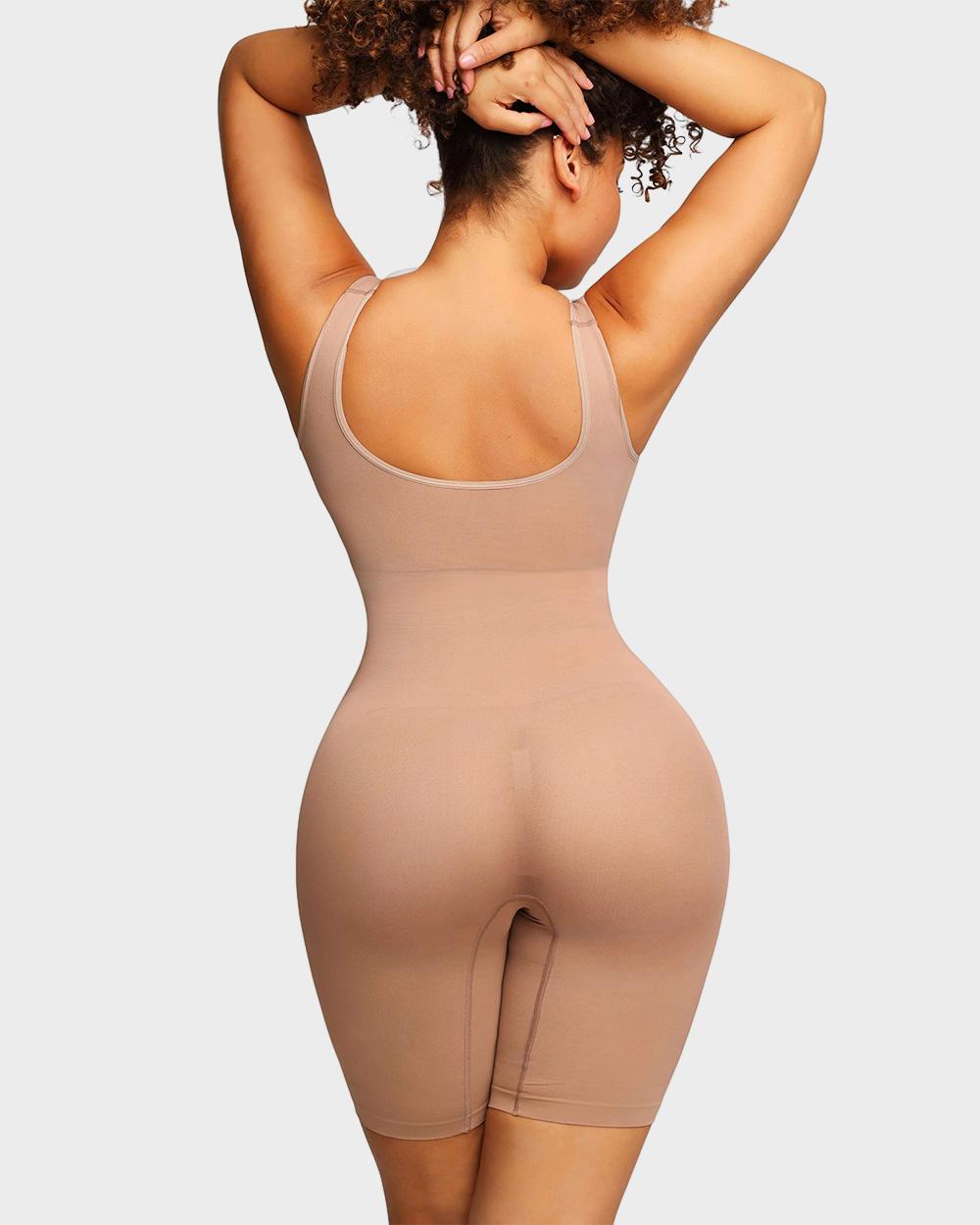 Seamless Sculpting Mid Thigh Bodysuit - Volutto