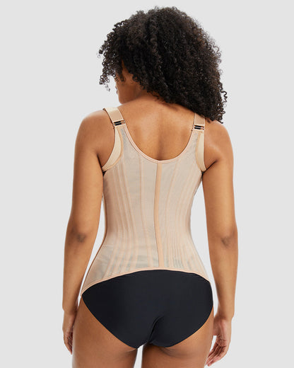 PowerMesh Double-Layer Waist Trainer Shapewear - Volutto