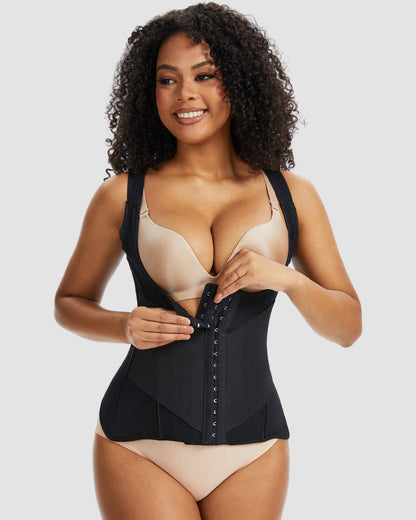 PowerMesh Double-Layer Waist Trainer Shapewear - Volutto