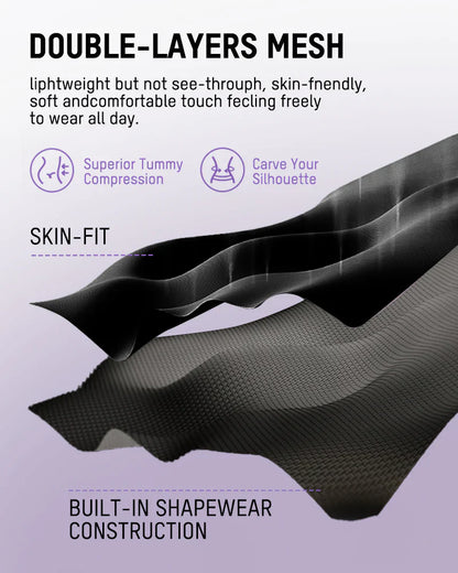 All-in-One Sculpting Bodysuit with Easy-Off Design - Volutto