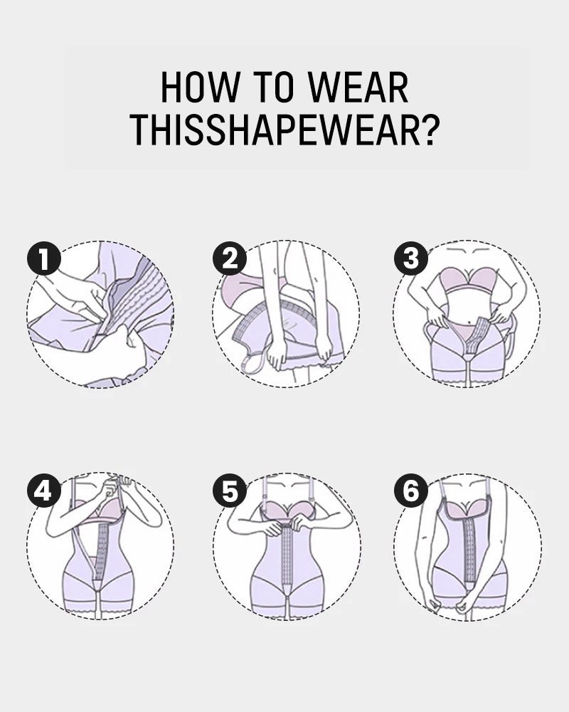 Flash Sale Extra Plus Size Shaper Bodysuit Tummy Control Shapewear With Bra - Volutto