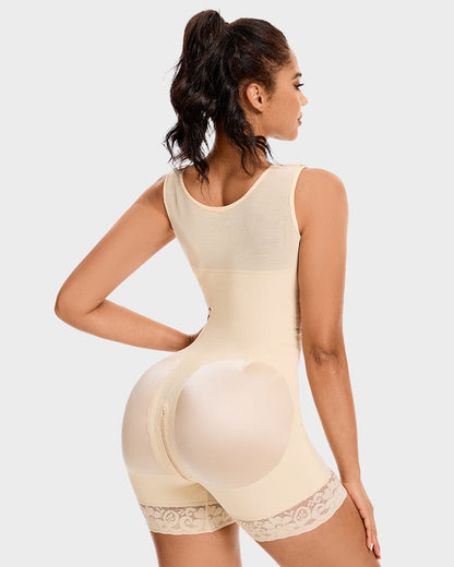Flash Sale Extra Plus Size Shaper Bodysuit Tummy Control Shapewear With Bra - Volutto