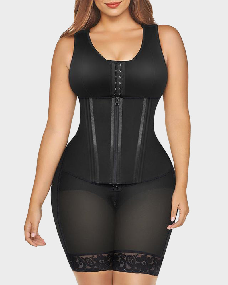 Fajas Colombianas Double Tummy Control Full Body Shapewear - Volutto