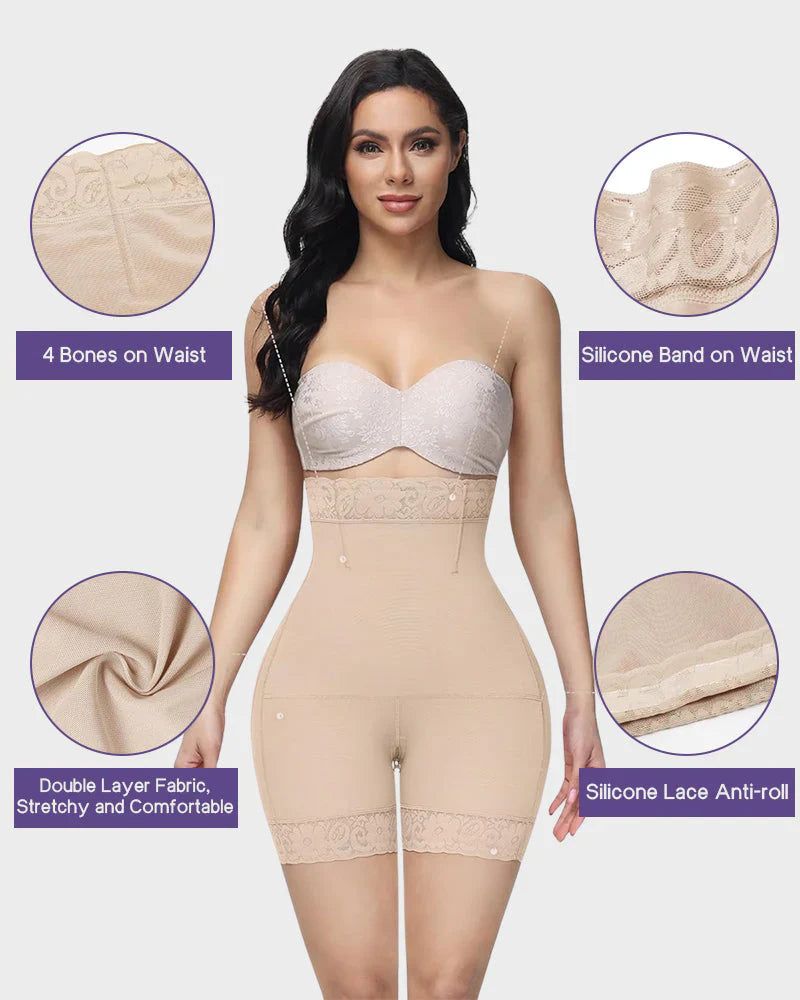 High Waist Shorts Thigh Slimmer - Volutto