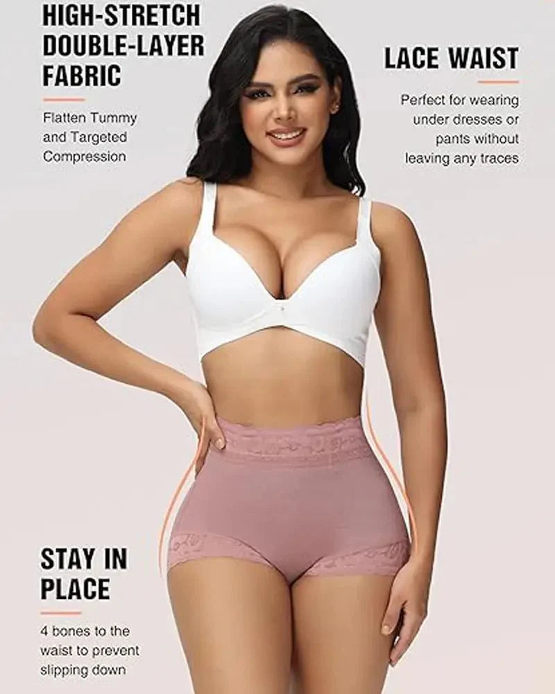 High Waist Seamless Butt Lifting Shorts - Volutto
