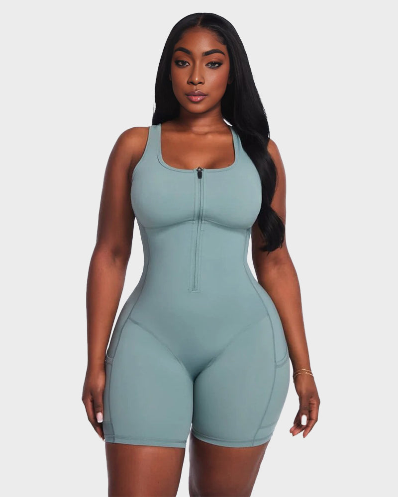 Sculpt & Sweat Sauna Workout Romper - Volutto