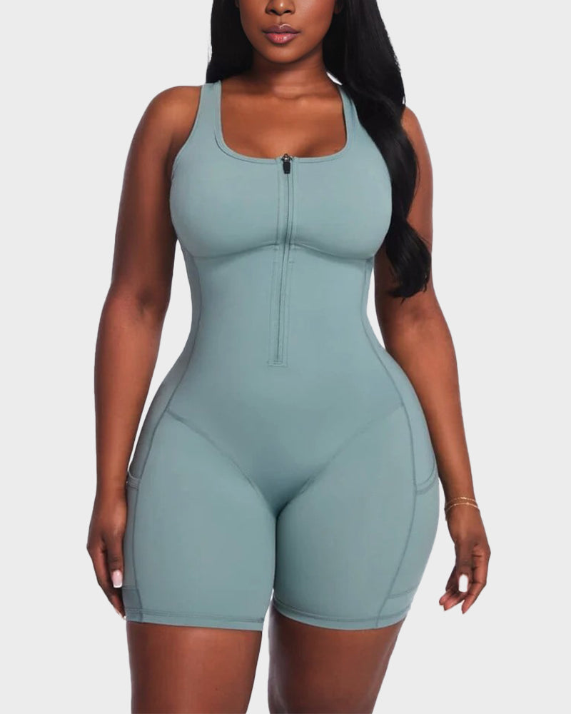 Sculpt & Sweat Sauna Workout Romper - Volutto