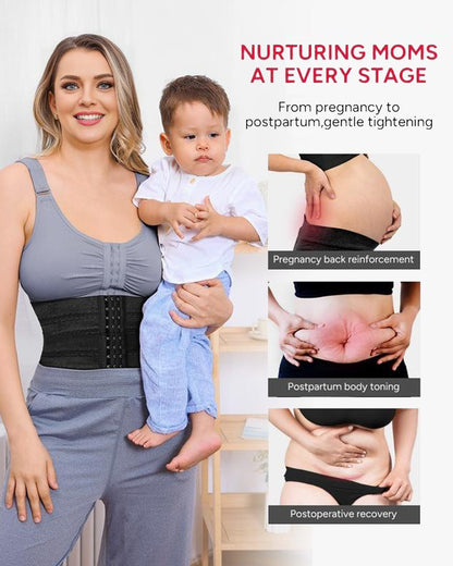 Segmented Waist Trainer Corset With Steel Bones - Volutto