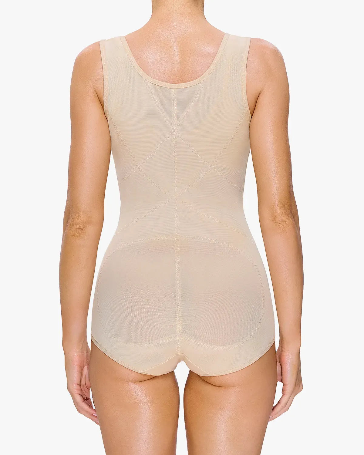 Mesh Tummy Tuck Body Triangle Shapewear - Volutto