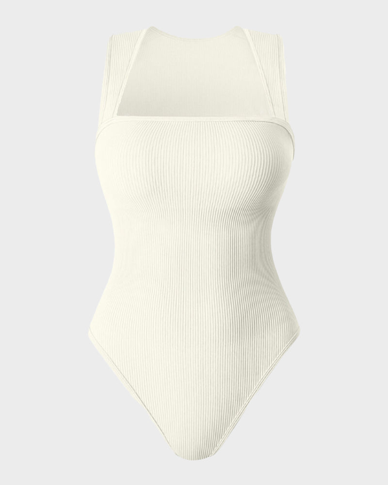 Sleeveless Tummy Control Tank Tops Bodysuits - Volutto
