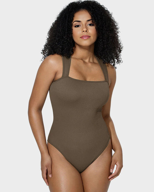 Sleeveless Tummy Control Tank Tops Bodysuits - Volutto