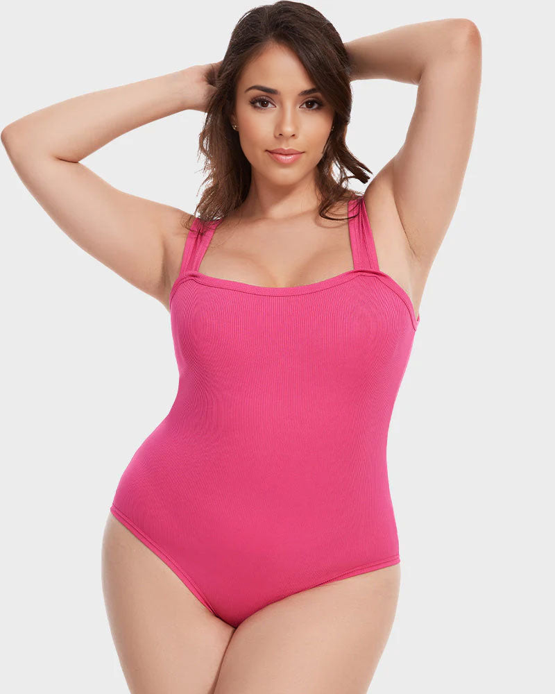 Sleeveless Tummy Control Tank Tops Bodysuits - Volutto