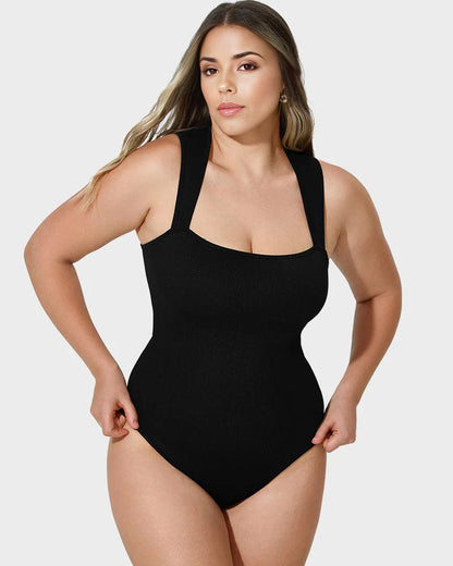 Sleeveless Tummy Control Tank Tops Bodysuits - Volutto