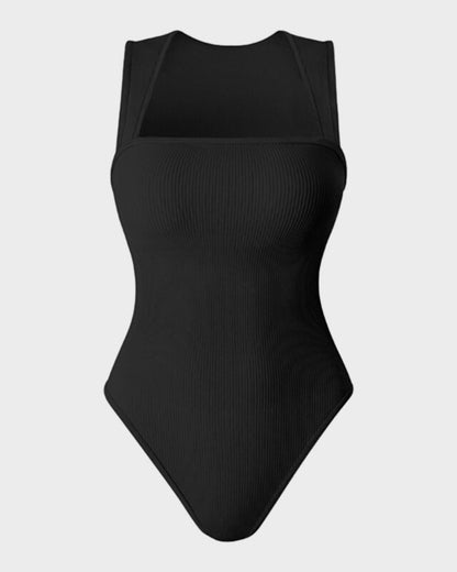 Sleeveless Tummy Control Tank Tops Bodysuits - Volutto