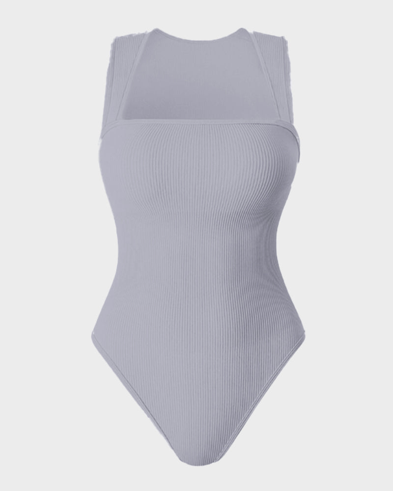 Sleeveless Tummy Control Tank Tops Bodysuits - Volutto