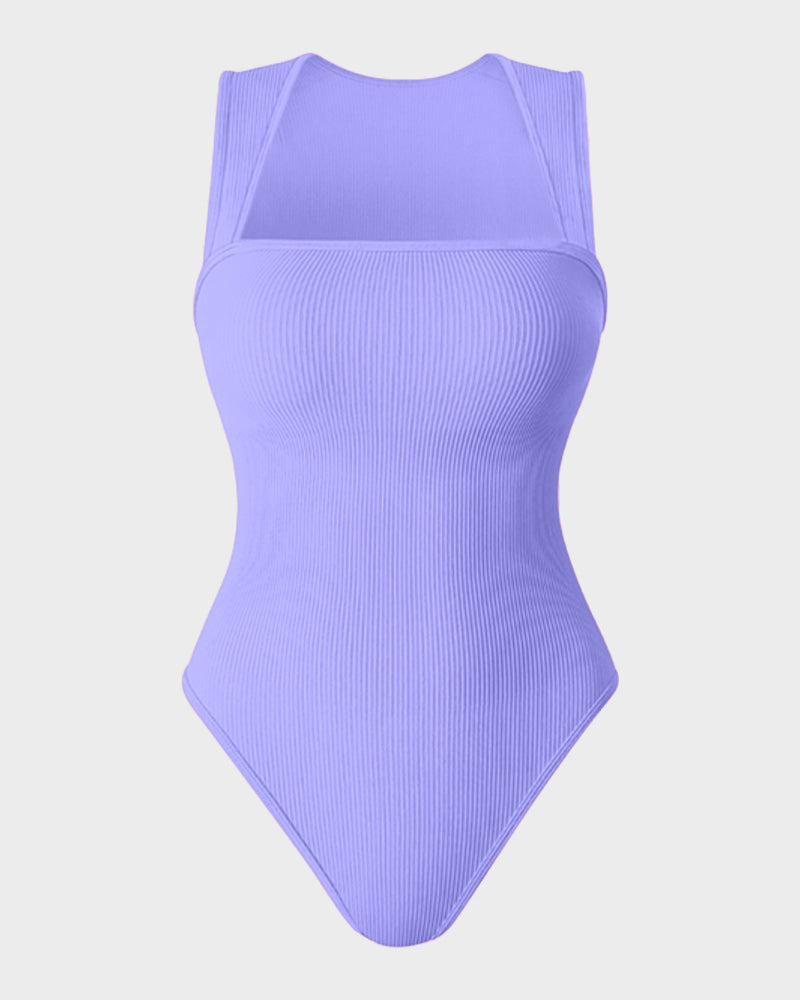 Sleeveless Tummy Control Tank Tops Bodysuits - Volutto