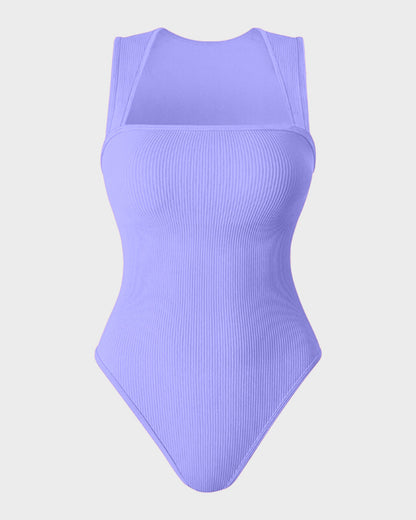 Sleeveless Tummy Control Tank Tops Bodysuits - Volutto